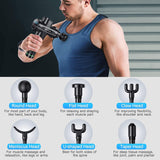 Massage Gun Deep Tissue Massager - Handheld Massage Gun Percussion Massage Gun Muscle Gun Massager Muscle Massage Gun Deep Tissue Massage Gun Black