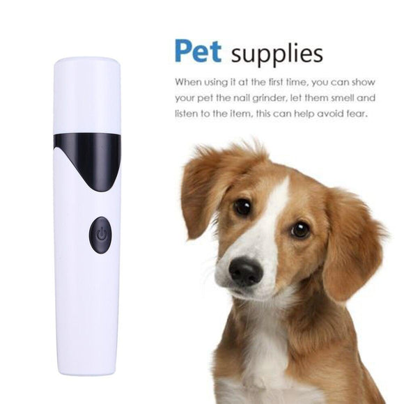 Dog Nail Grinde Rechargeable USB Charging Pet Nail Grinder Grooming Shaping,Trimming, Smoothing for Small, Medium, Large Pets Dogs/Cats