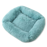 Square Dog Bed Super Soft Warm Plush Cat