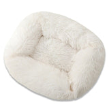 Square Dog Bed Super Soft Warm Plush Cat