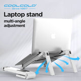 COOLCOLD Lightweight Laptop Cooling Stand Plastic Vertical Laptop Stand Foldable Tablet Stand Bracket Laptop Holder for MacBook