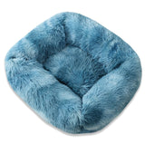 Square Dog Bed Super Soft Warm Plush Cat