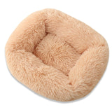 Square Dog Bed Super Soft Warm Plush Cat